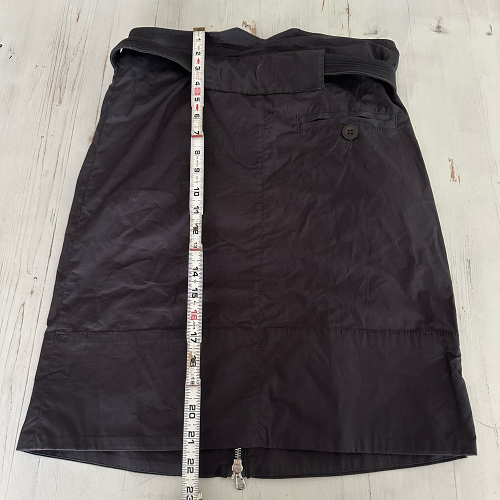 Marc Jacobs grey gray Belted Pencil Skirt vintage new without tags size 4 - Picture 8 of 9